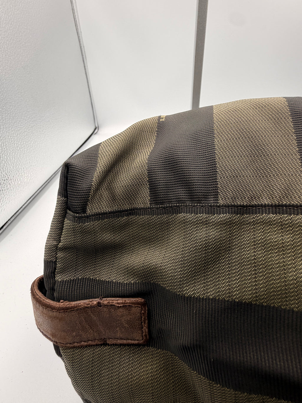 Fendi Pequin Stripe Tote Bag