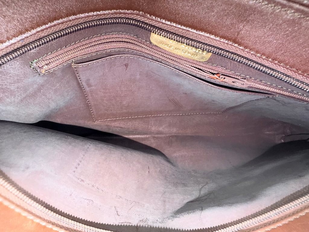 Givenchy Brown Leather 4G Logo Clutch