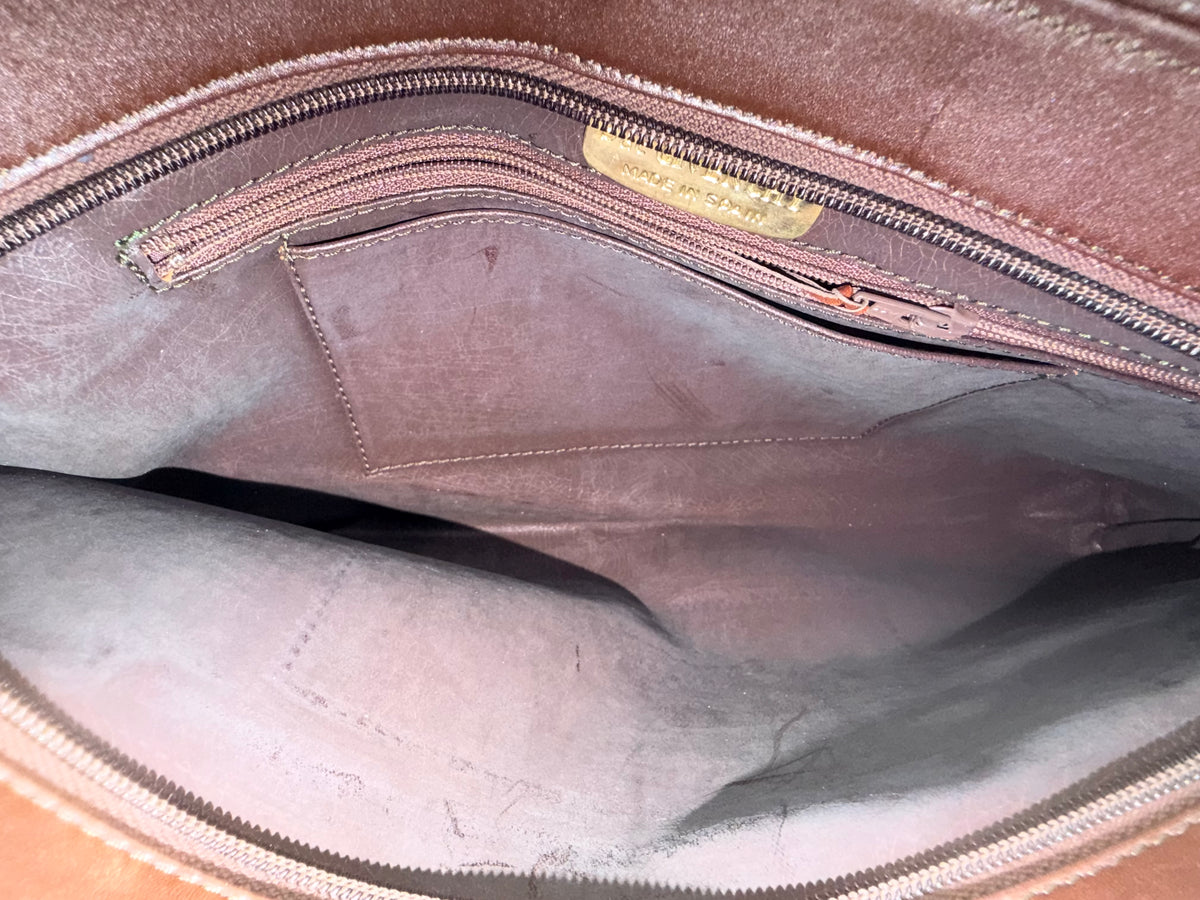 Givenchy Brown Leather 4G Logo Clutch