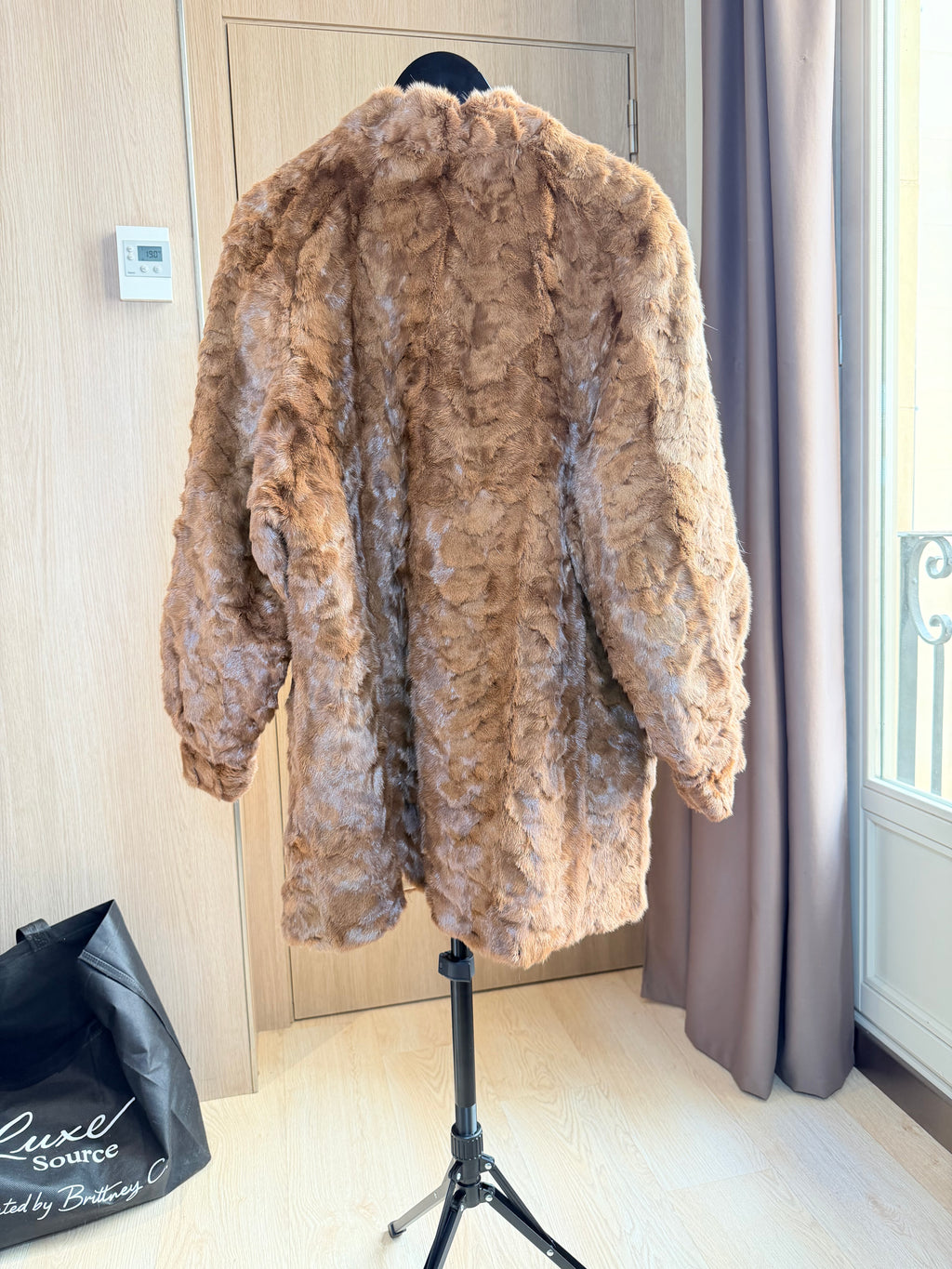Vintage Tan Persian Lamb Fur Coat - Small- 025