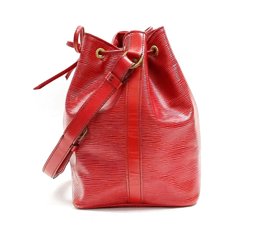 Louis Vuitton Epi Leather Petite Noé Bucket Bag – Red