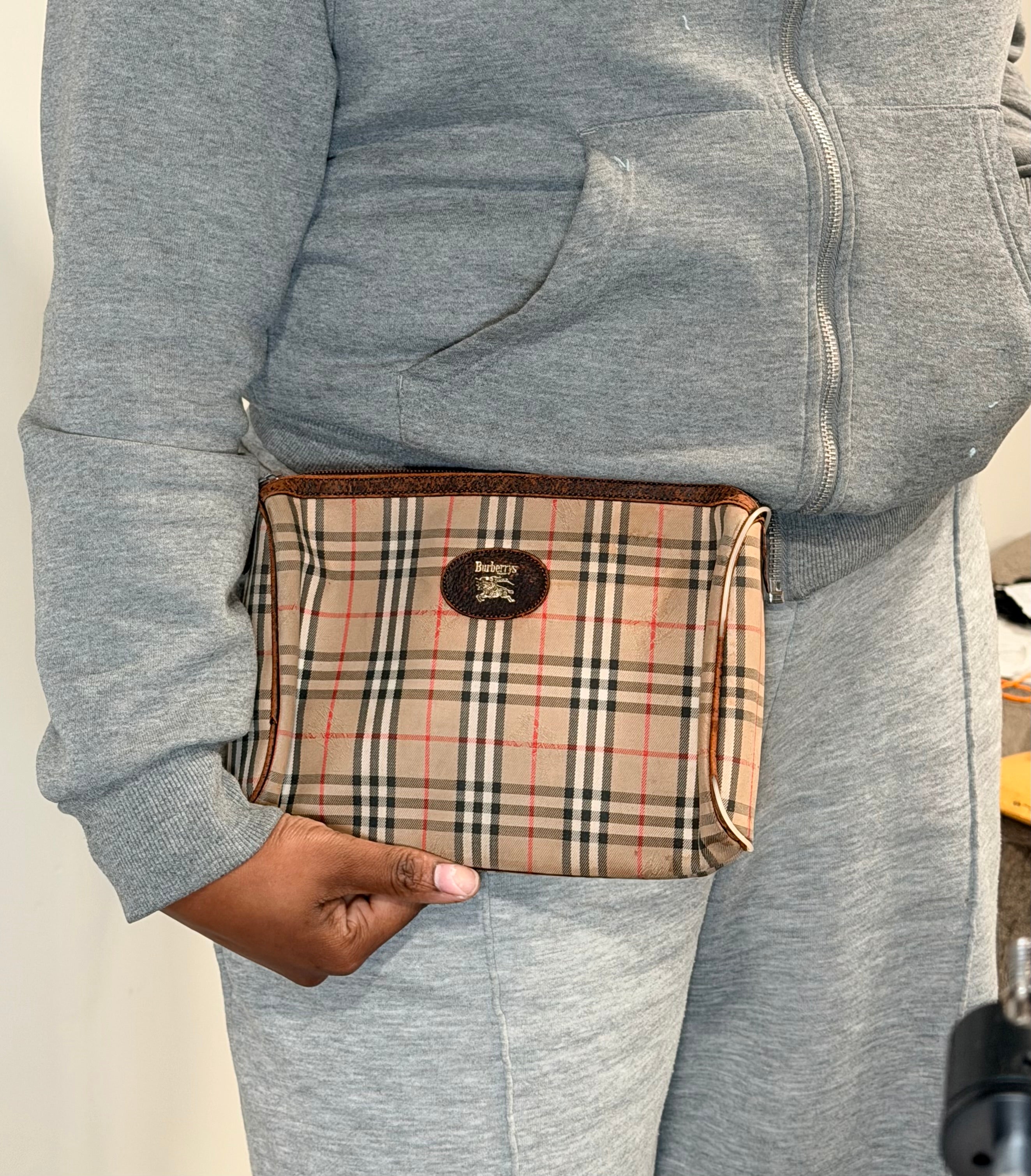 Burberry Nova Check Cosmetic Pouch