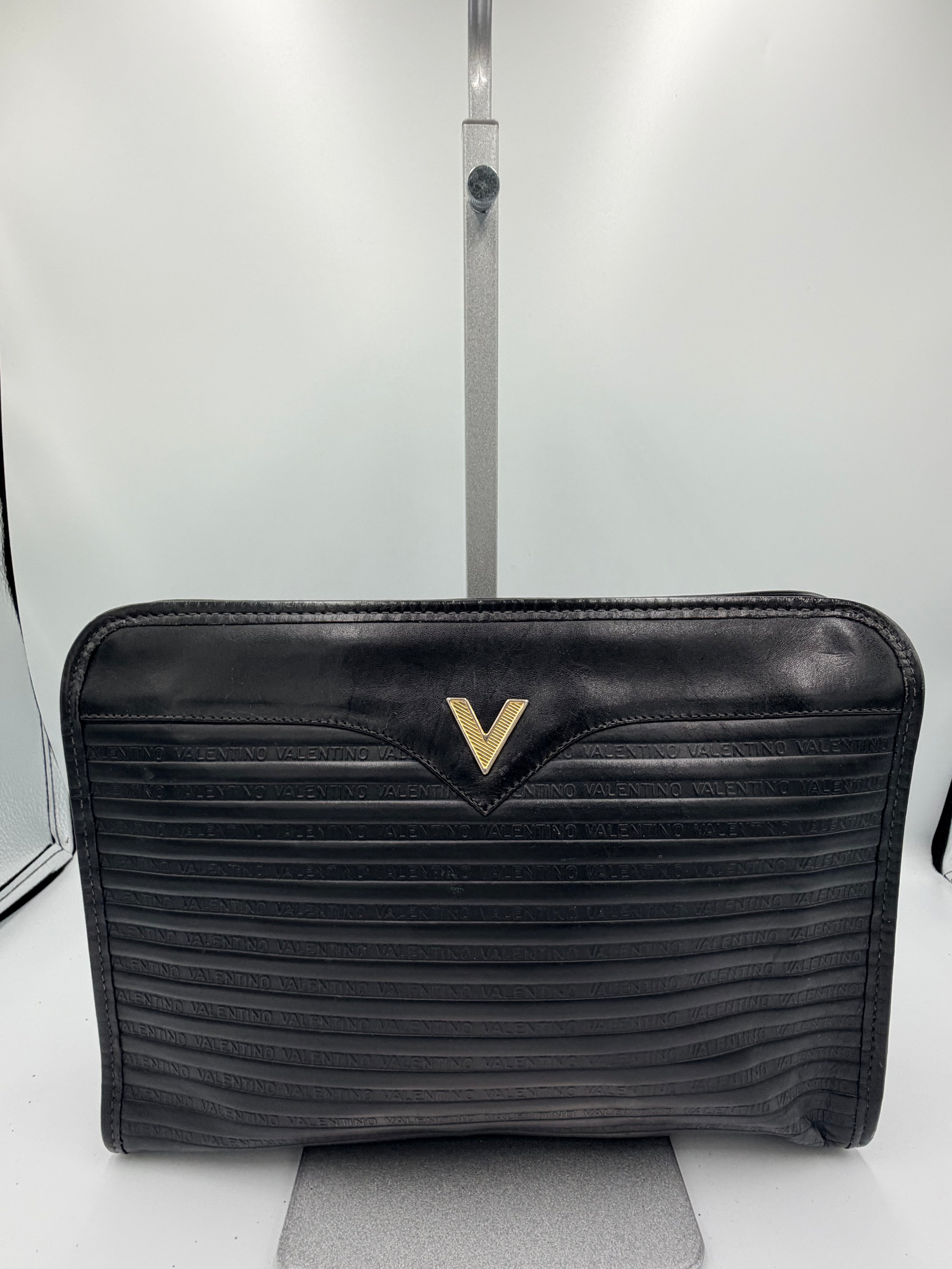 Valentino Garavani V Logo Clutch