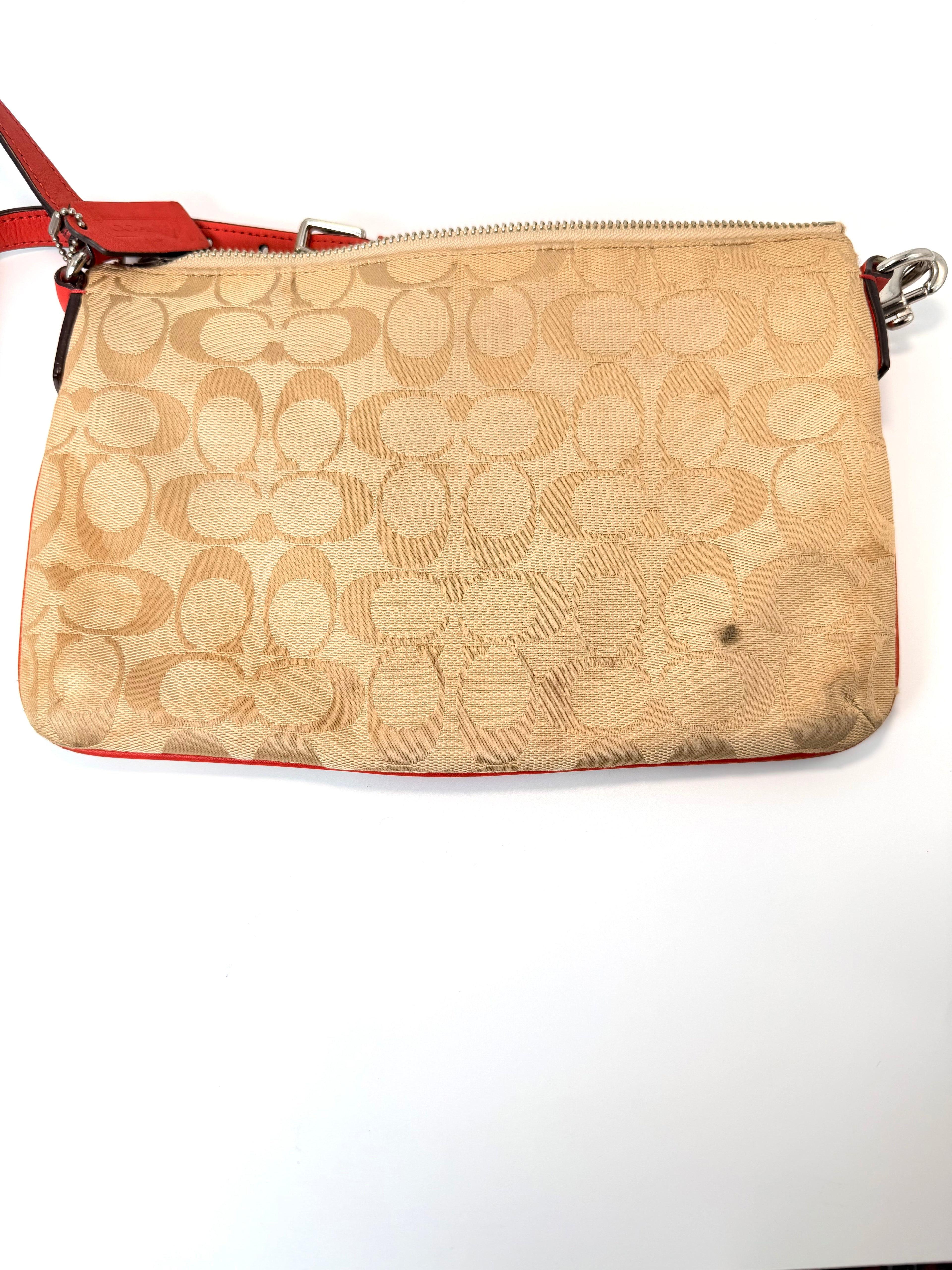 Coach Signature Canvas Crossbody – Red