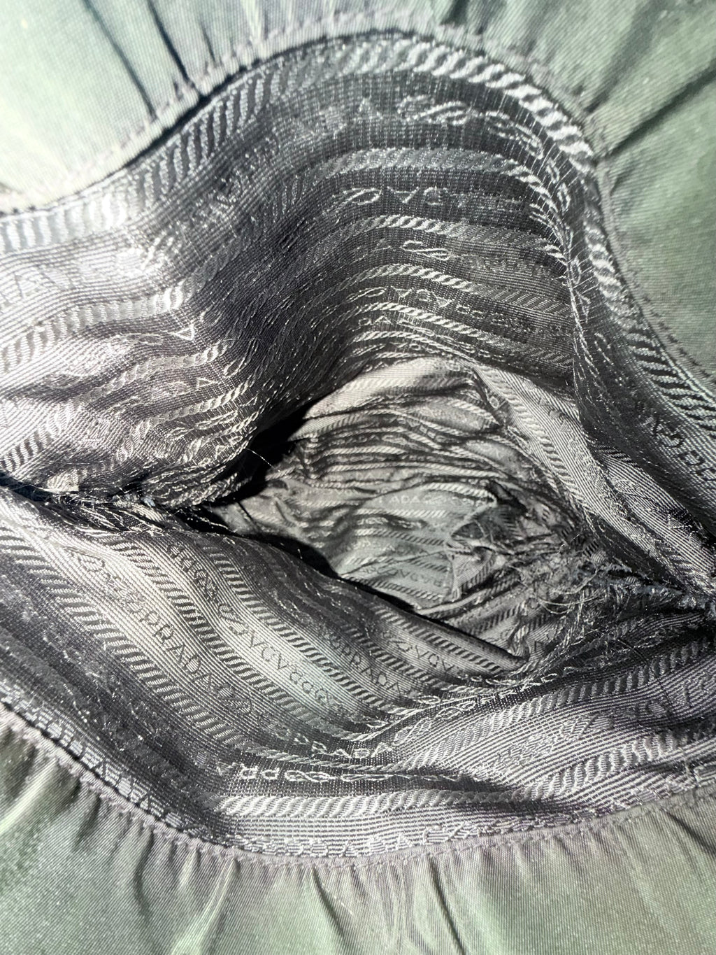 Prada Tessuto Nylon Tote – Olive Green