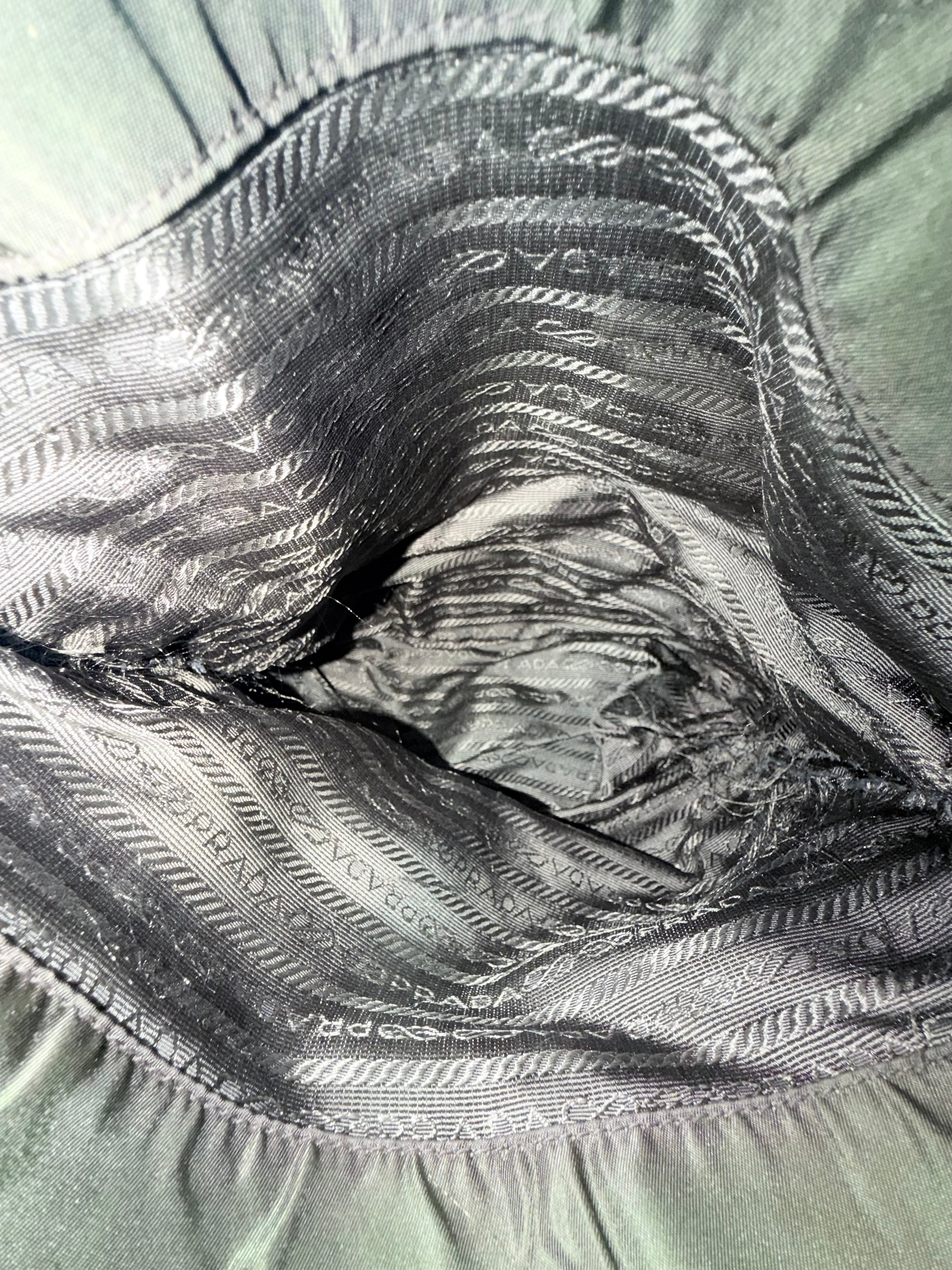 Prada Tessuto Nylon Tote – Olive Green