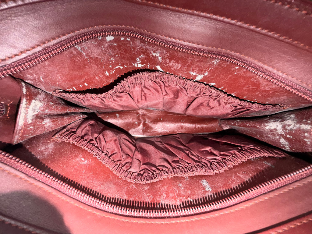 Cartier Must de Cartier Bordeaux Leather Portfolio Clutch