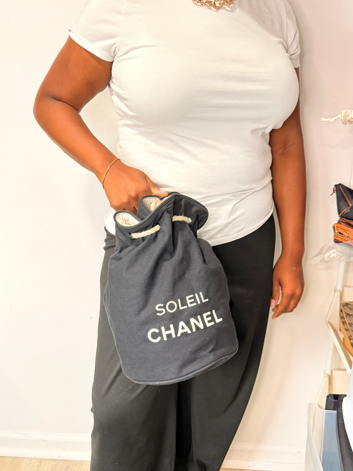 Chanel Waterproof Pool Bag / Beach Backpack