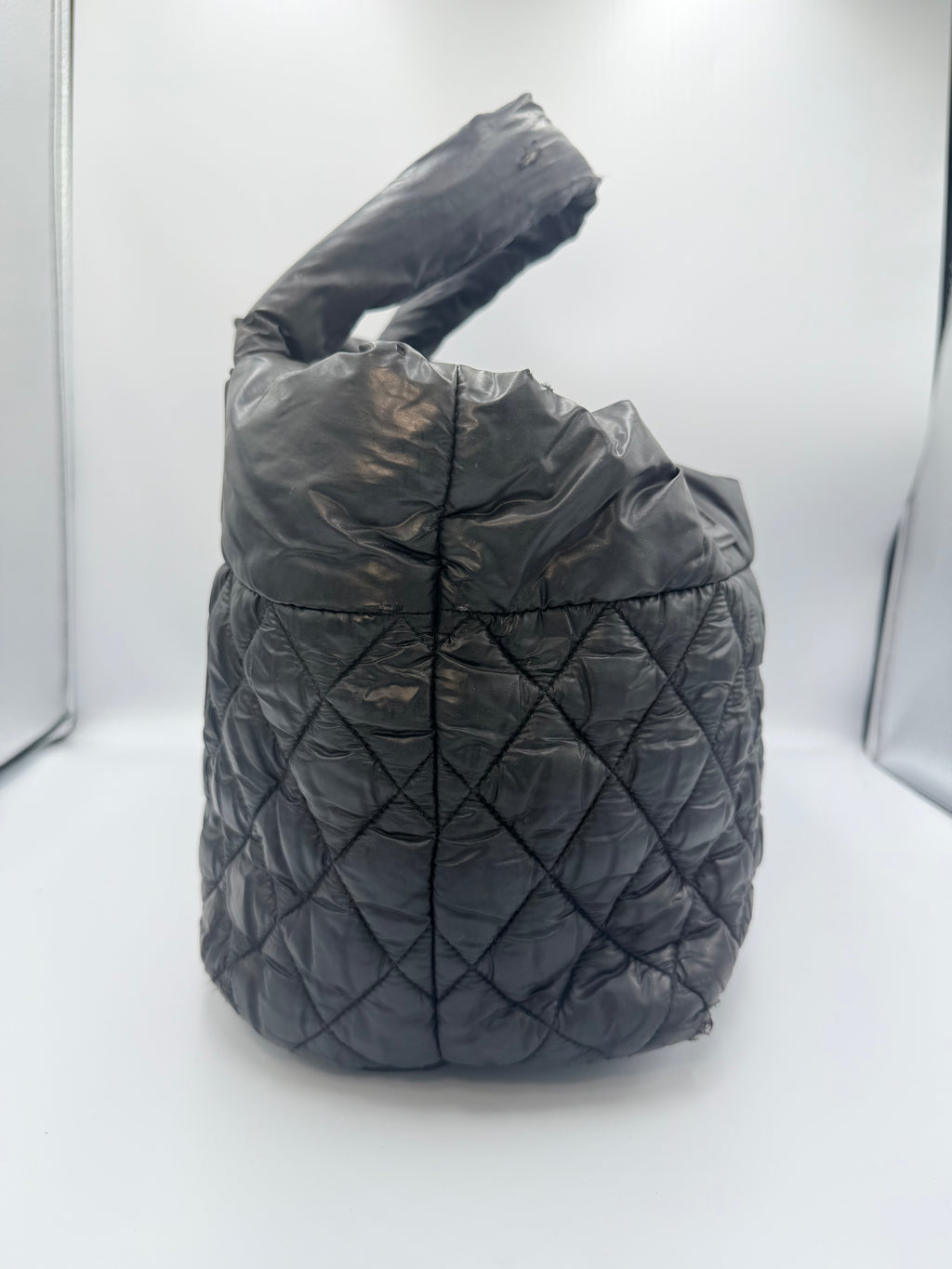 Chanel Coco Cocoon Quilted Nylon Tote – Black