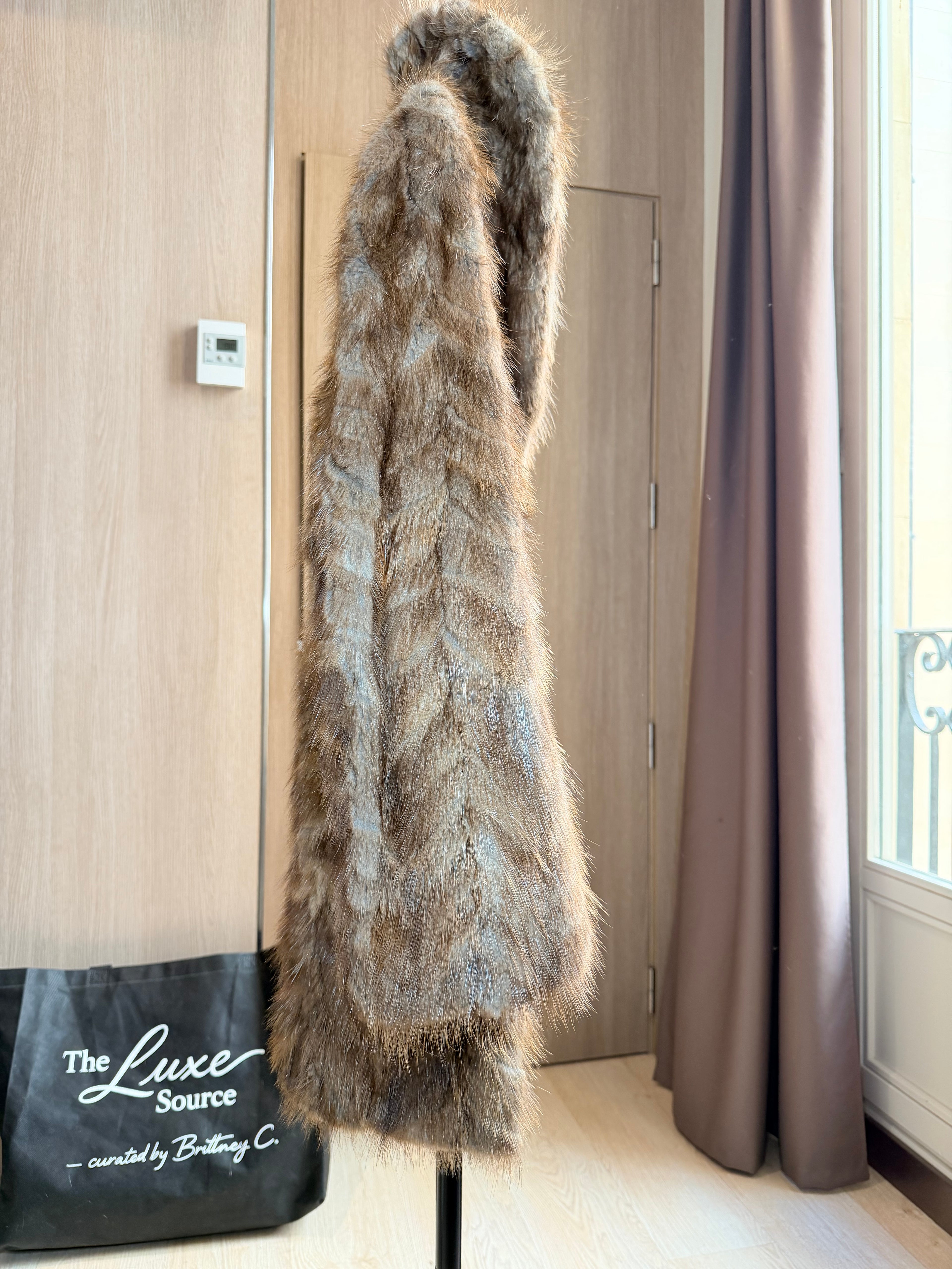 Vintage Nutria Fur Coat – Medium -046