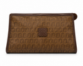 Fendi Zucca Zip Clutch