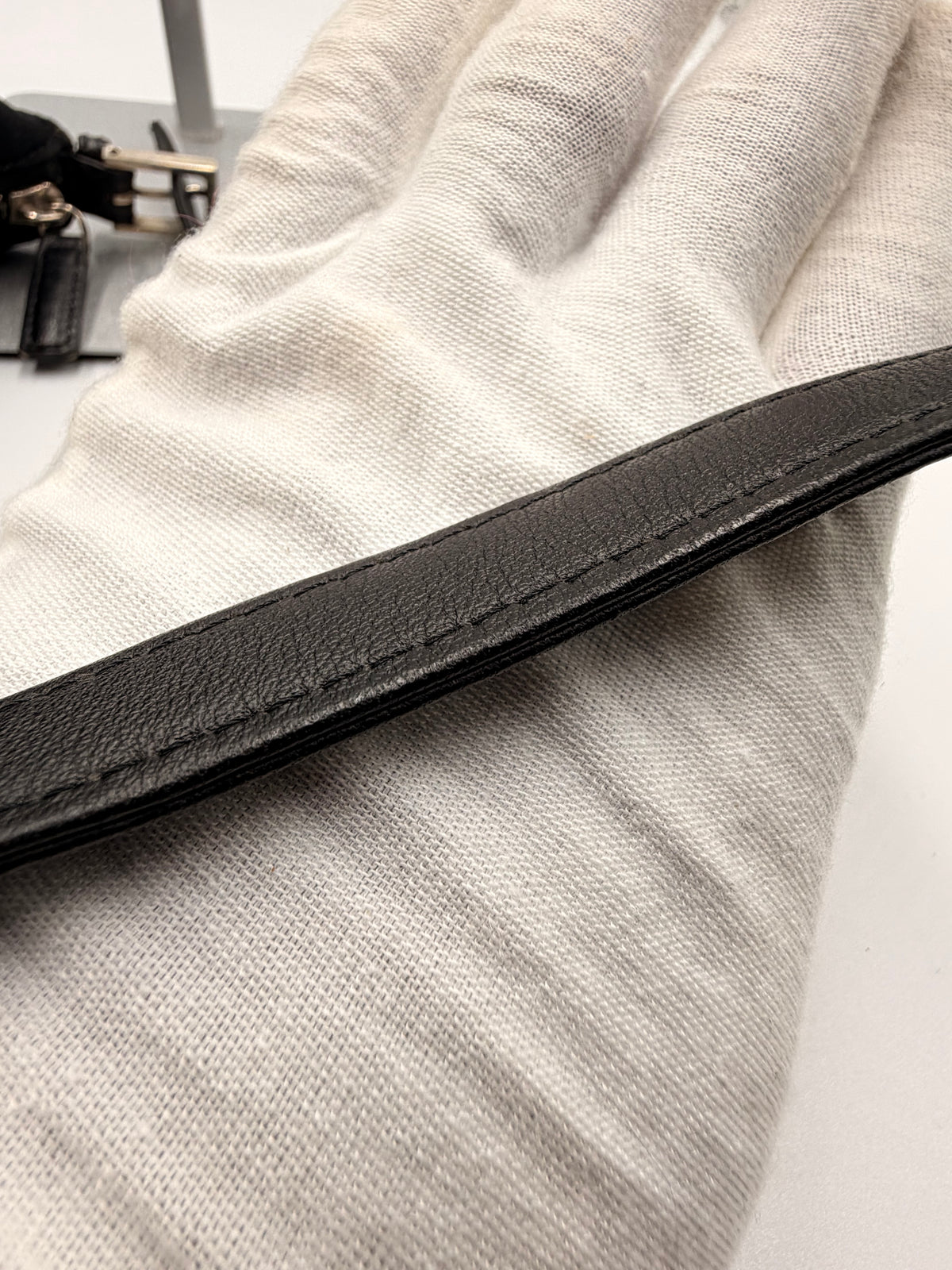 Fendi Vintage Black Nylon Shoulder Bag