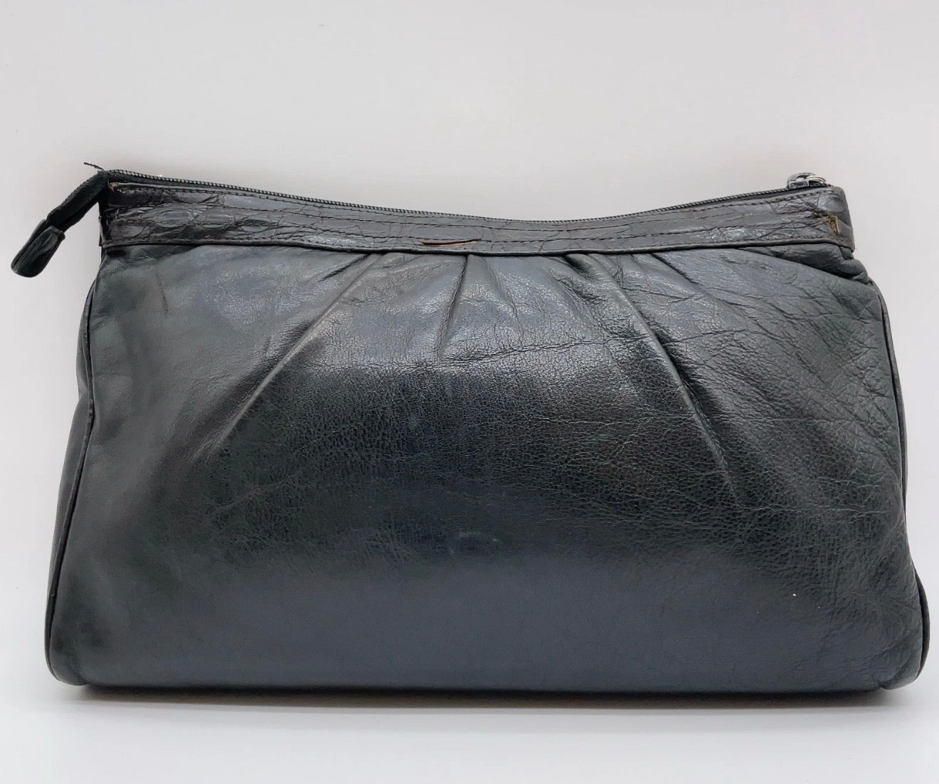 Gucci Vintage XL Leather Clutch