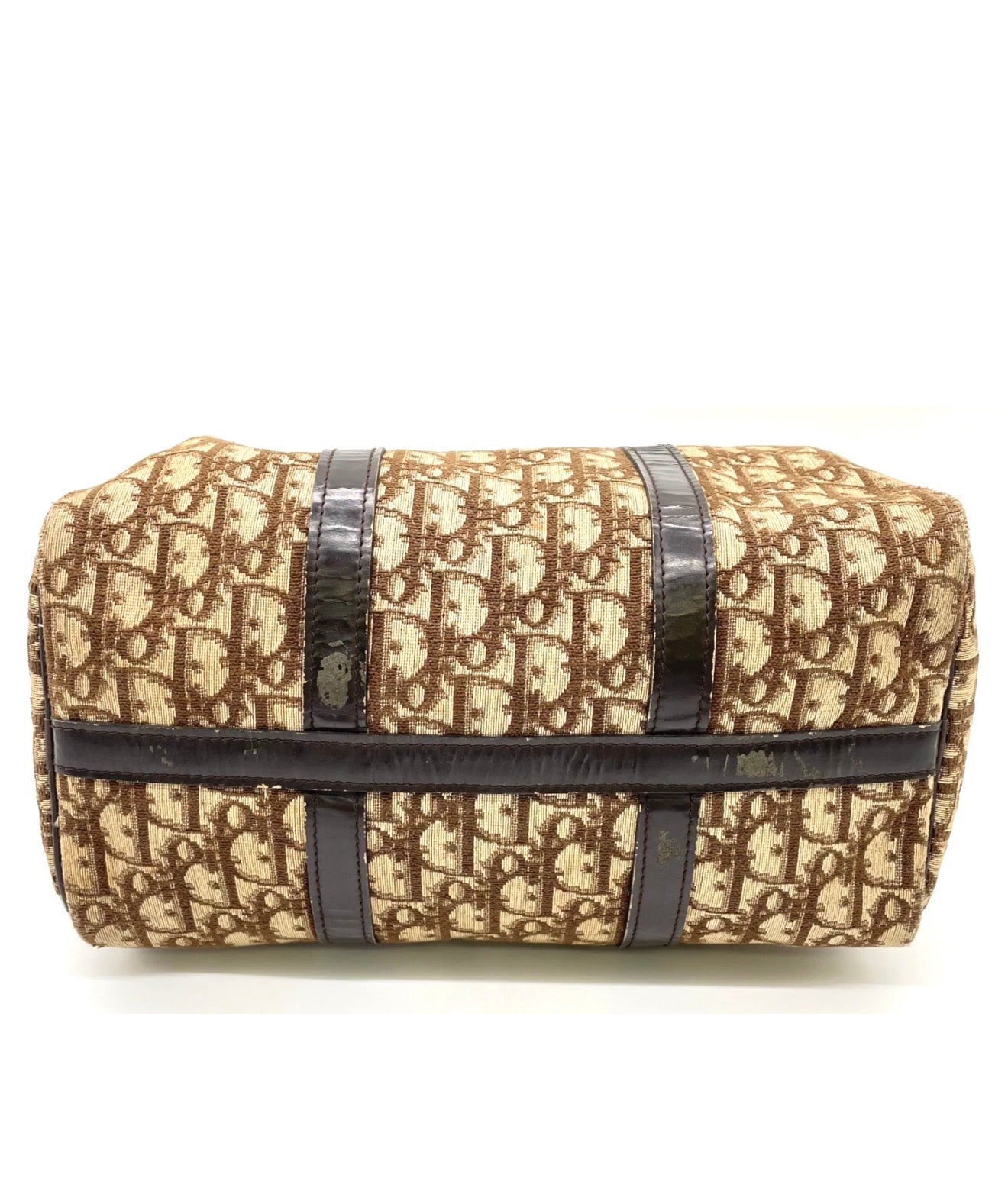 Christian Dior Trotter Monogram Boston Bag – Canvas & Leather