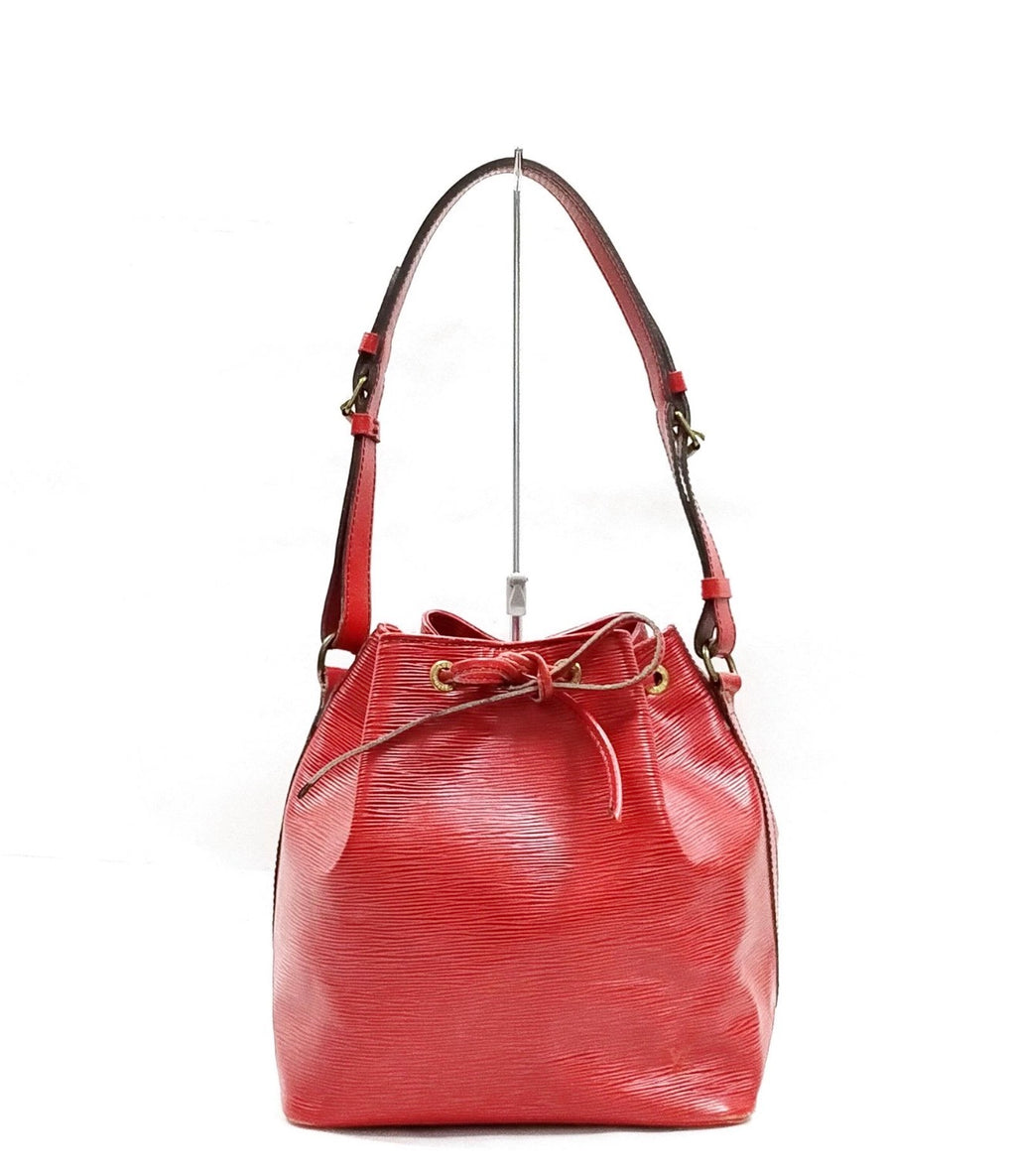 Louis Vuitton Epi Leather Petite Noé Bucket Bag – Red