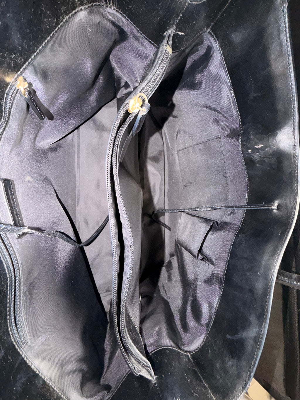 Balenciaga Black Leather Tote Bag