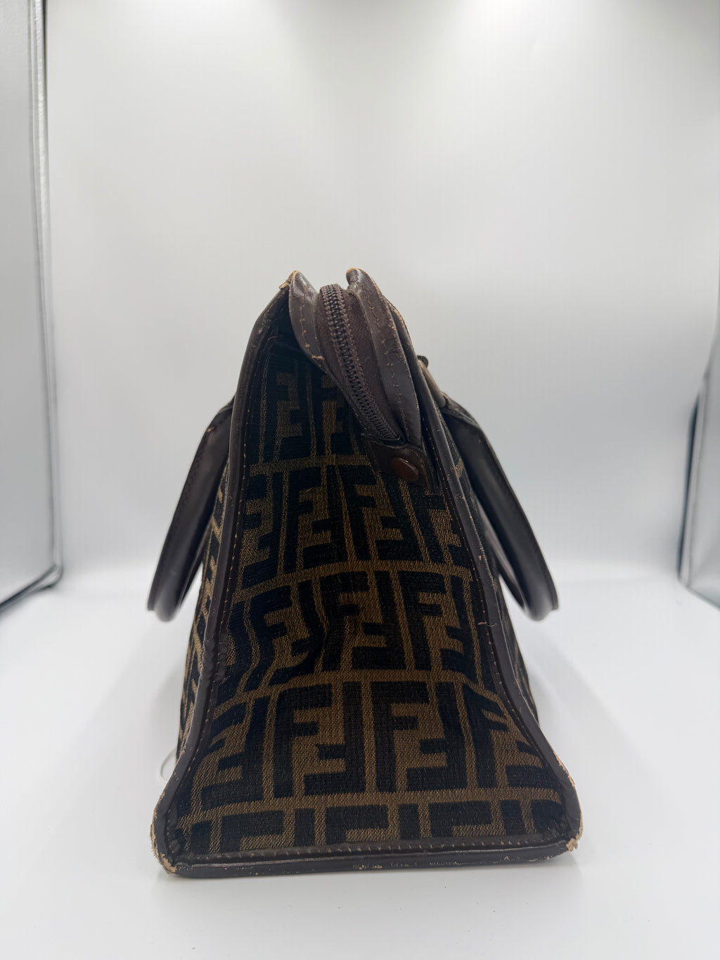 Fendi Zucca Monogram Tote Bag – Brown