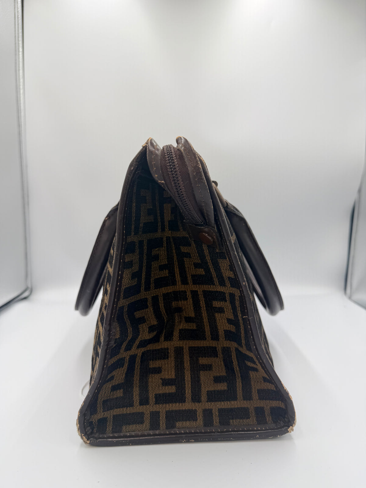 Fendi Zucca Monogram Tote Bag – Brown