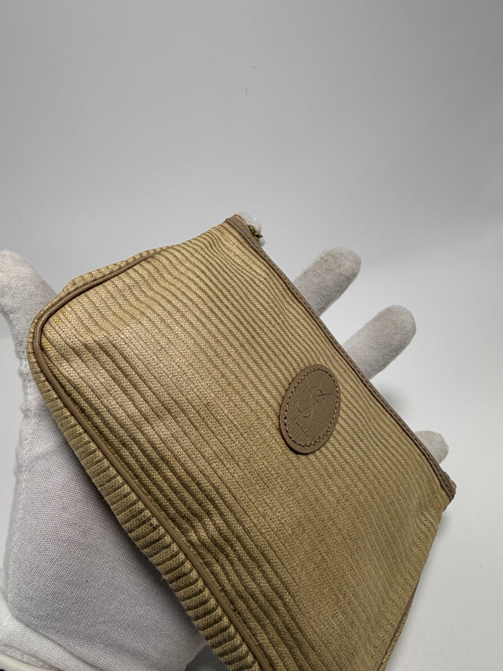 Yves Saint Laurent (YSL) Vintage Cosmetic/Accessory Pouch