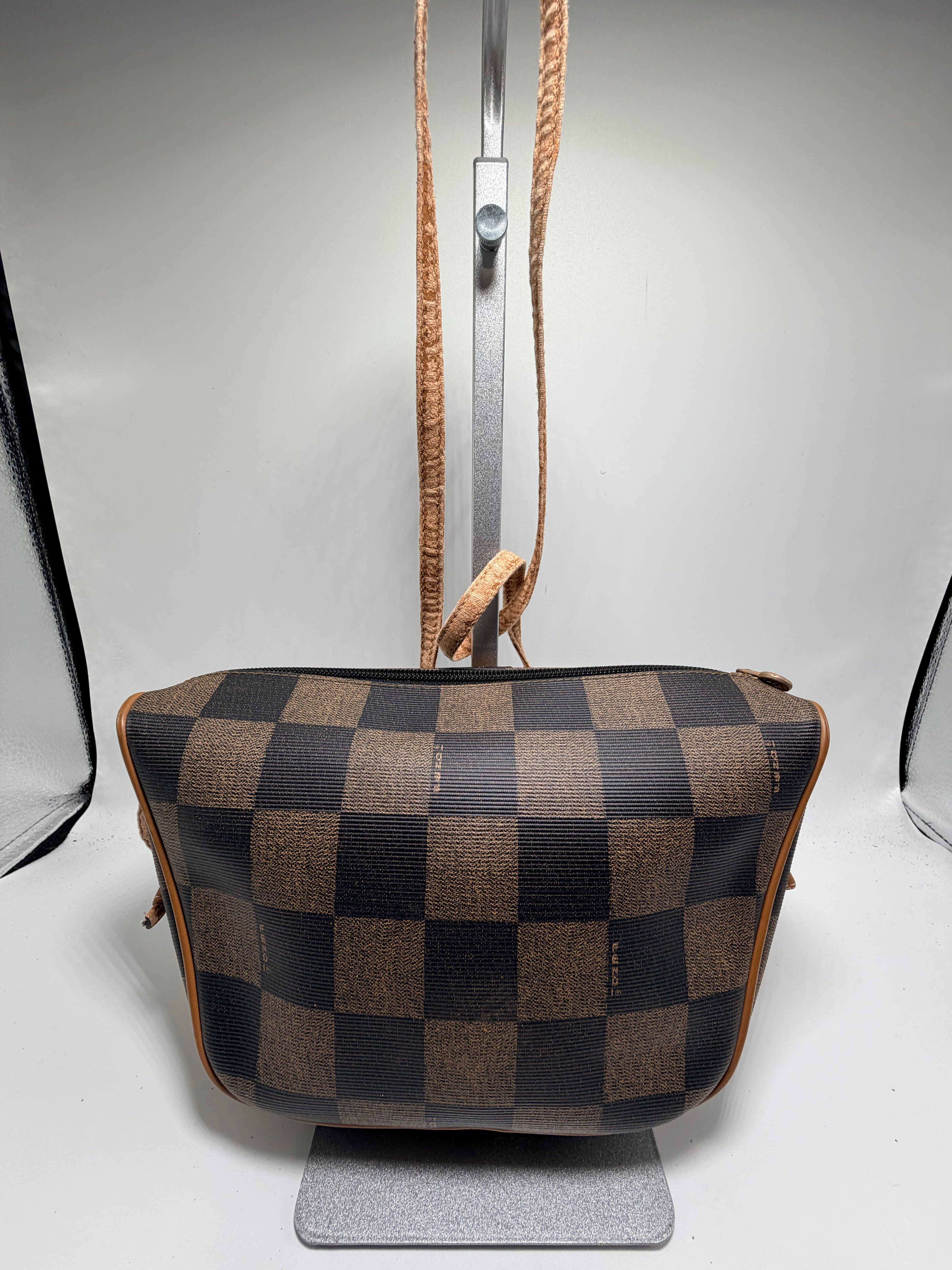 Fendi Zucca Crossbody Bag – Brown Tobacco