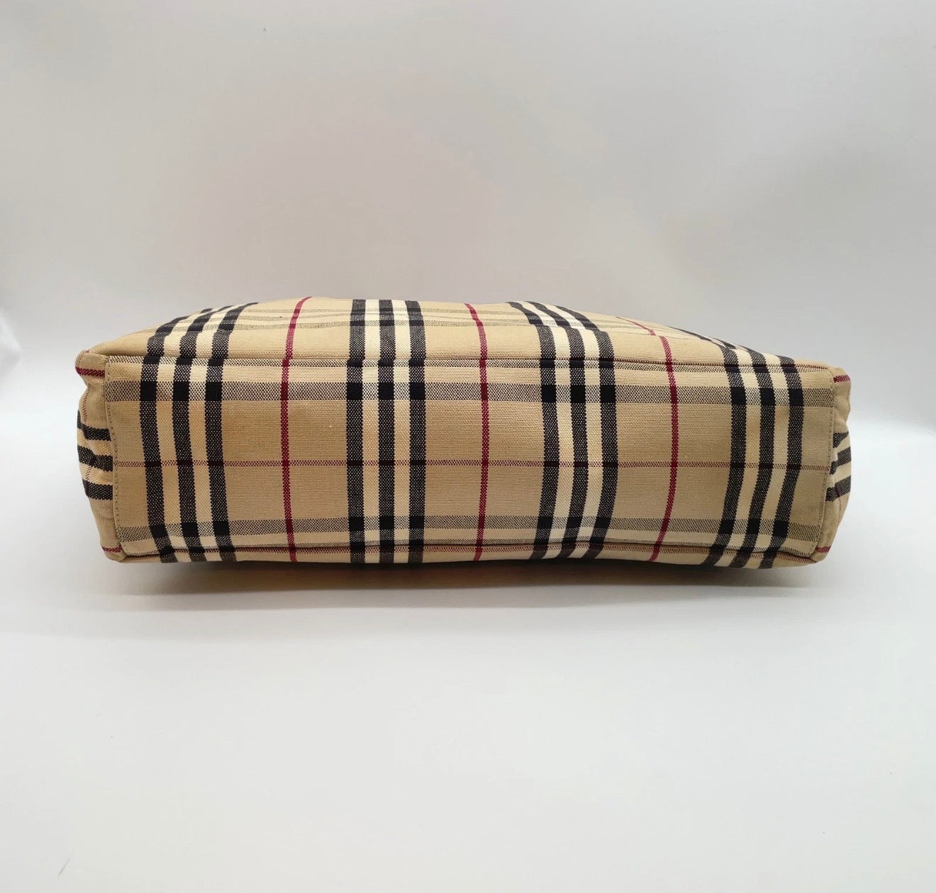 Burberry Nova Check Canvas Tote Bag