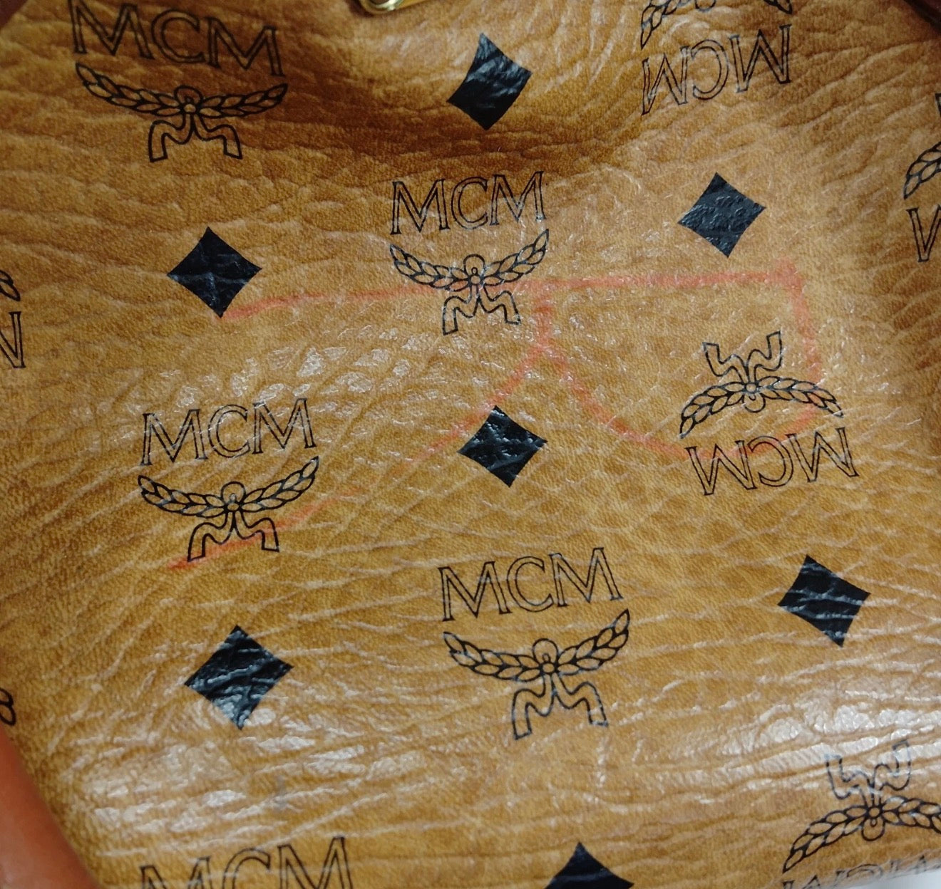 MCM Visetos Boston Bag – Cognac