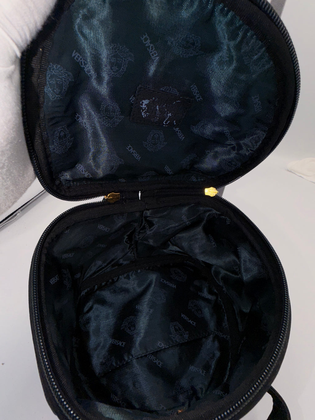 Versace Medusa Black Vanity Bag