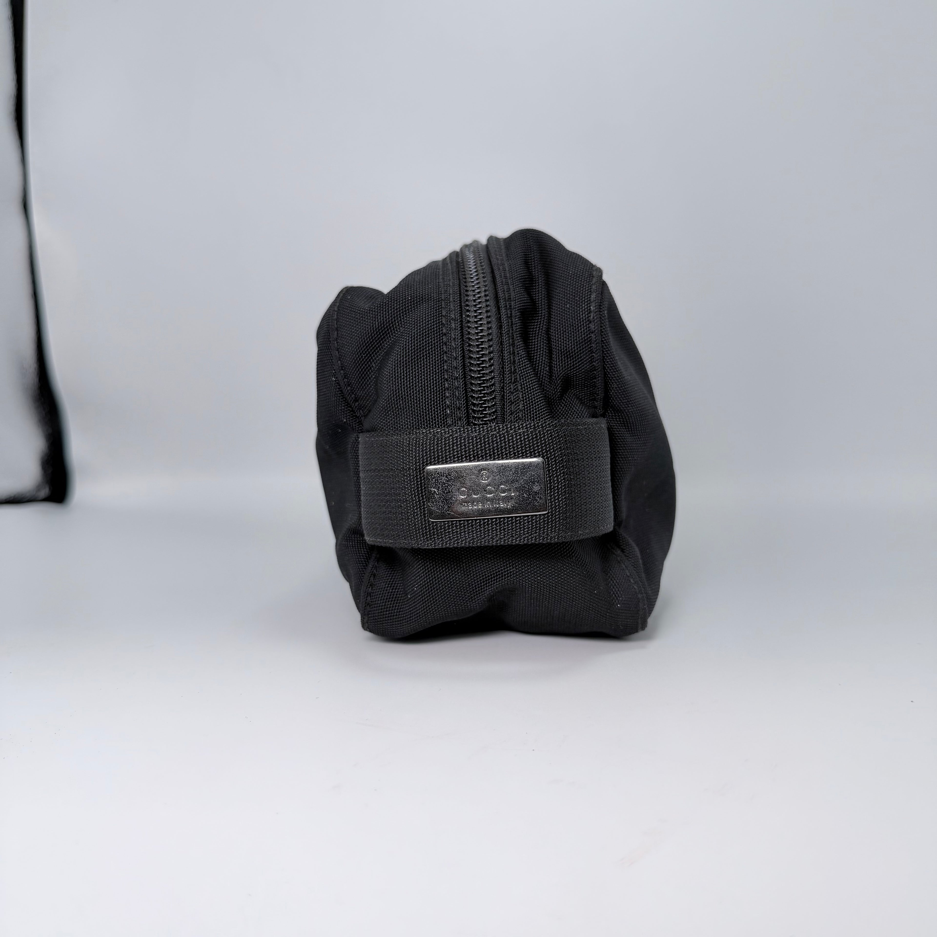 Black Nylon Gucci Toiletry Pouch