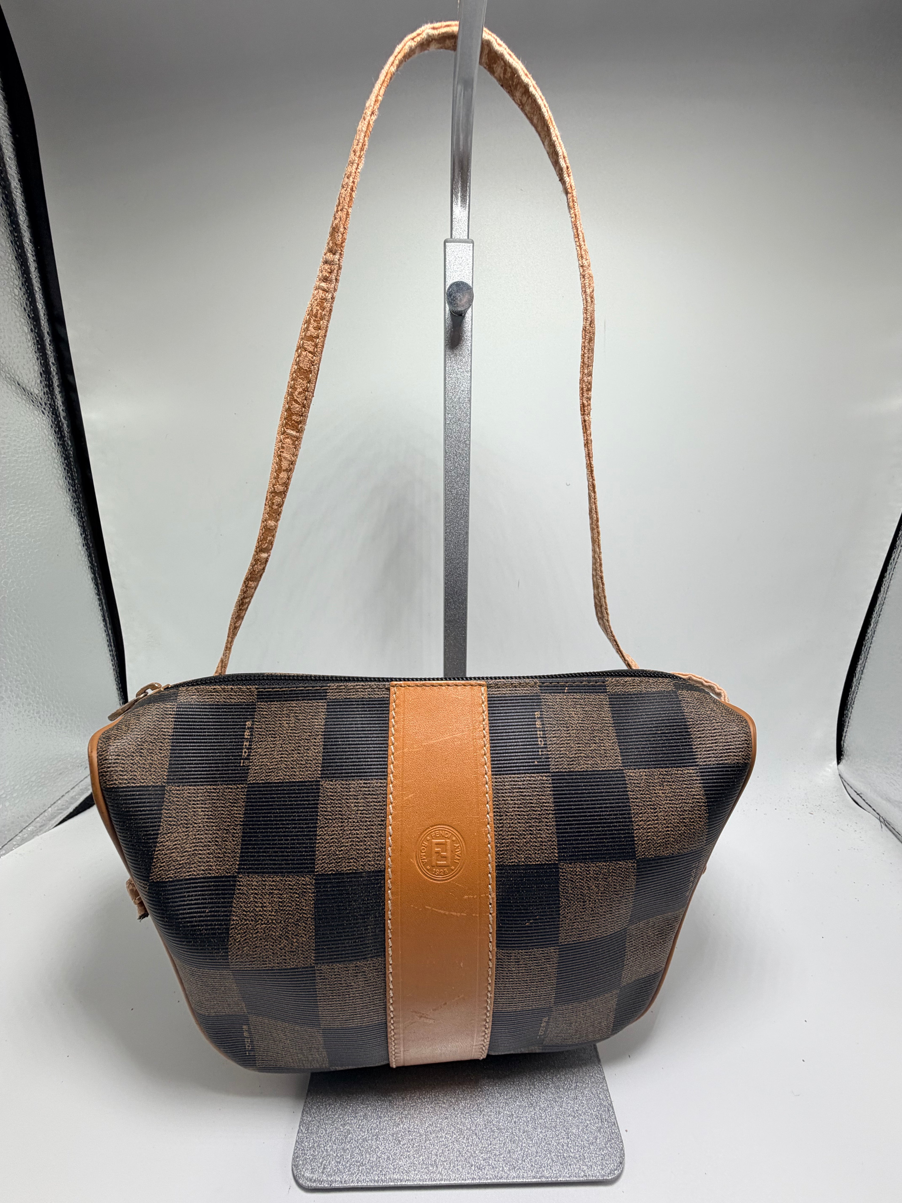 Fendi Zucca Crossbody Bag – Brown Tobacco