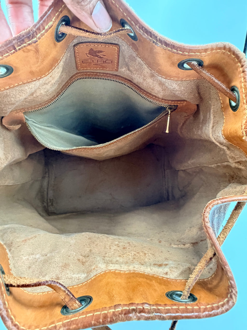 Etro Paisley Drawstring Bucket Bag