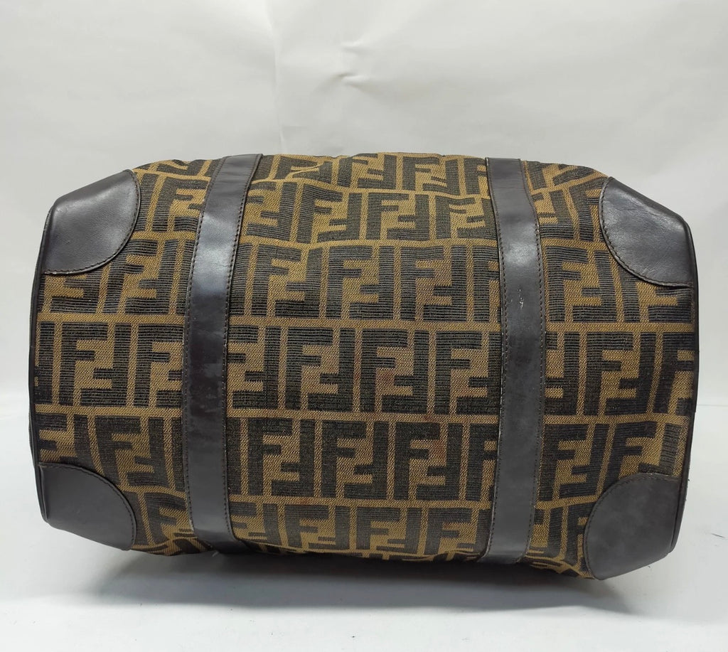 Fendi Zucca Boston Bag