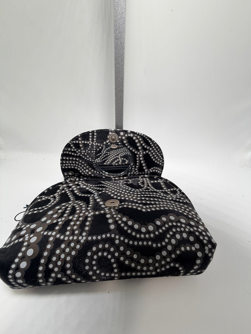 Givenchy Printed Pouch Clutch – Black & Grey (Never Used)