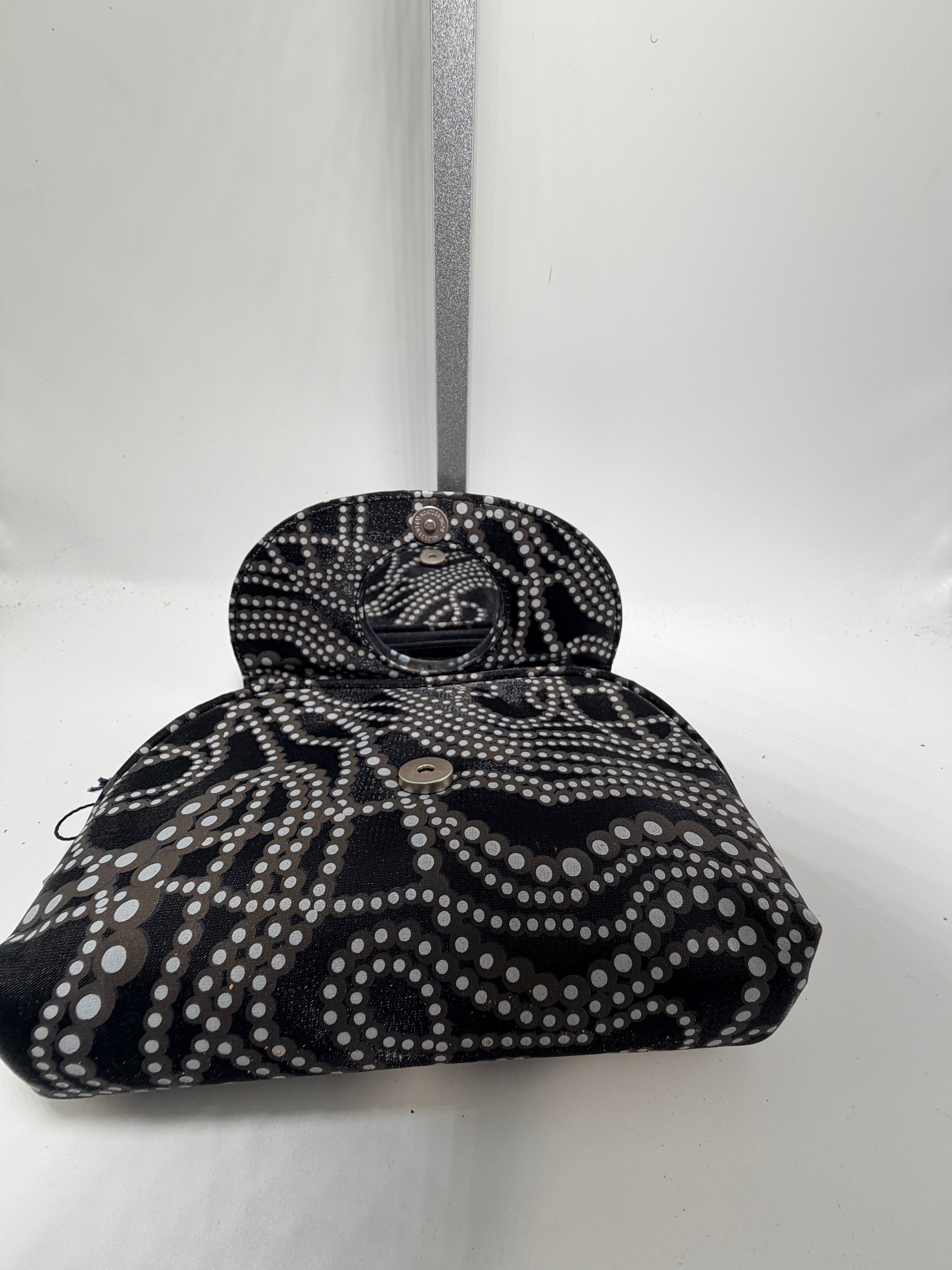 Givenchy Printed Pouch Clutch – Black & Grey (Never Used)