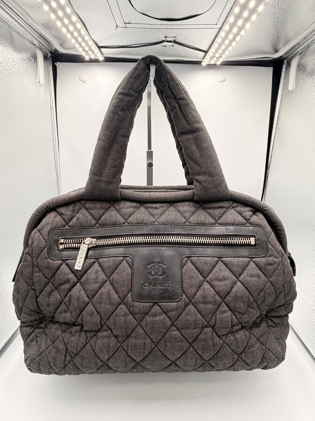 Chanel Quilted Coco Cocoon Boston Bag