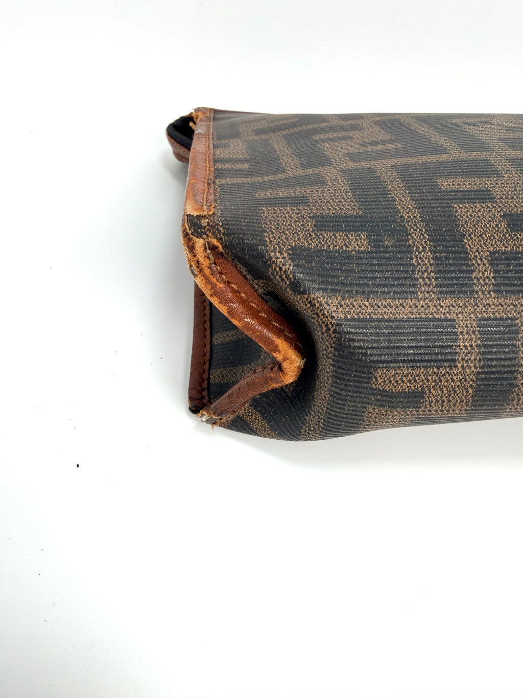 FENDI Zucca Canvas Clutch