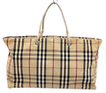 Burberry Nova Check Canvas Tote Bag