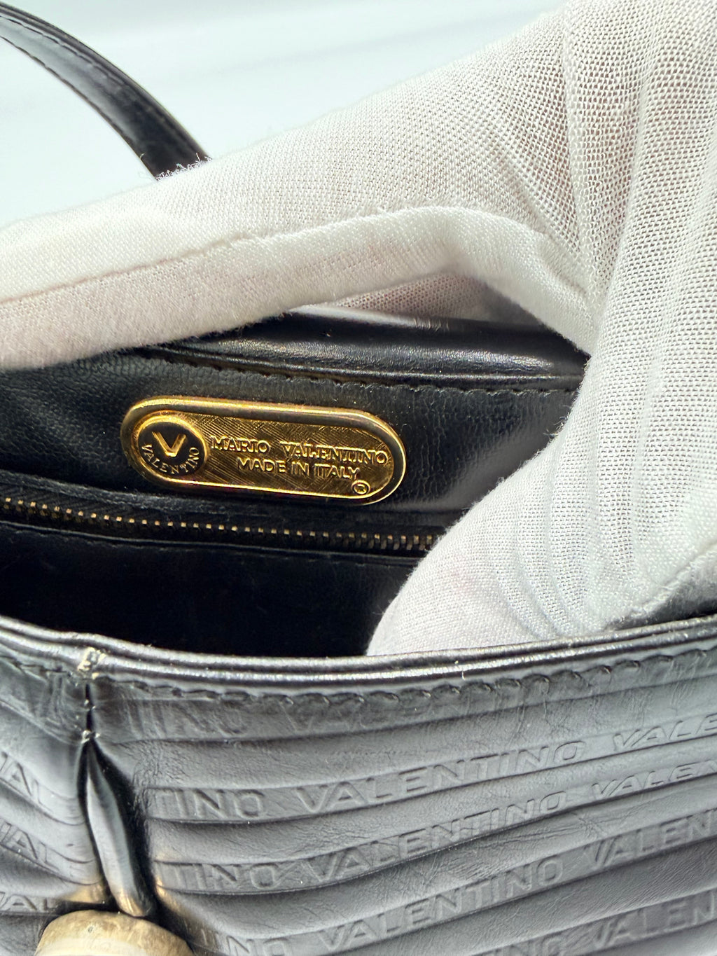 Valentino Vintage Half-Moon Crossbody Bag