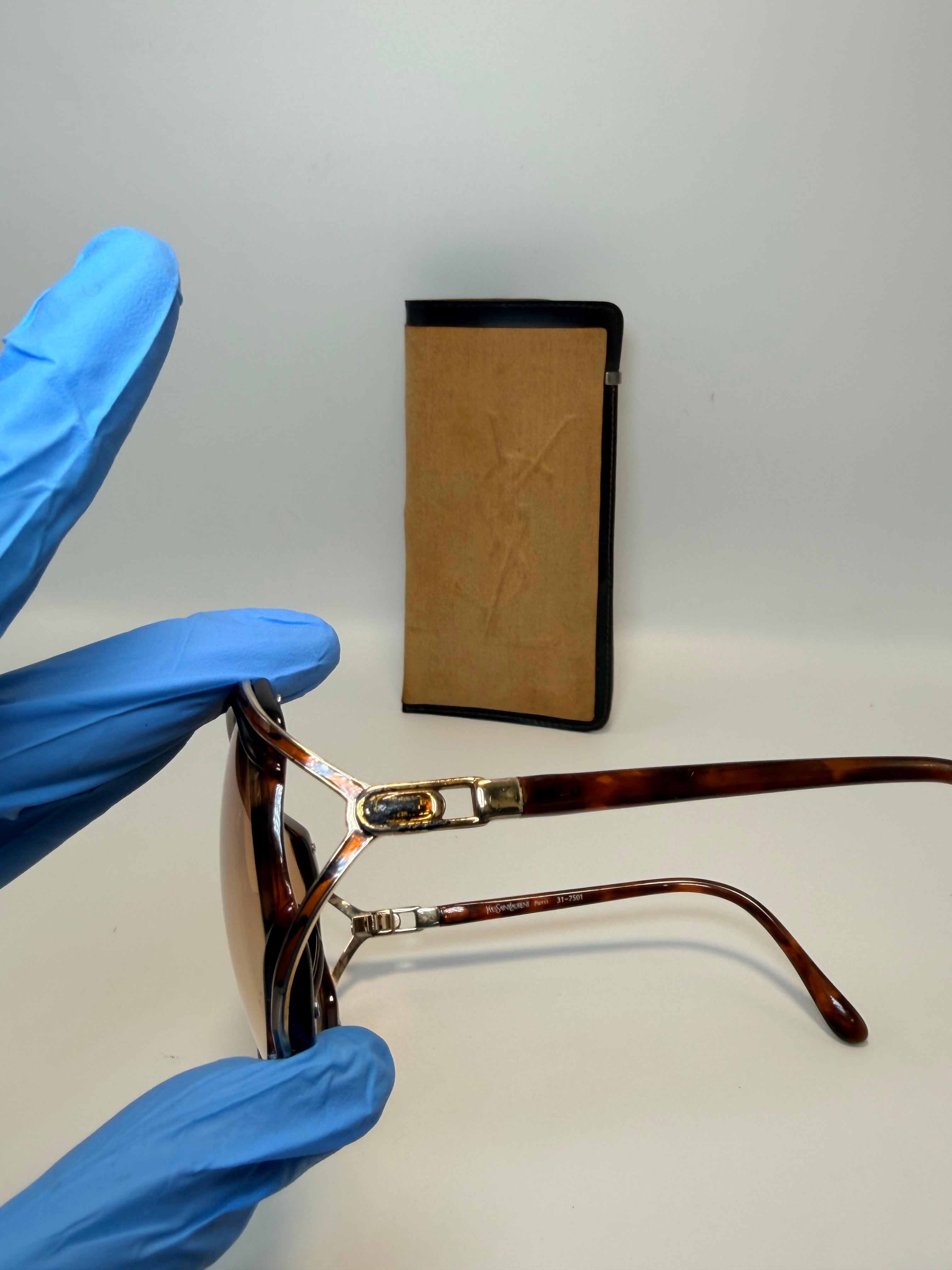 Vintage Yves Saint Laurent (YSL) Sunglasses with Case