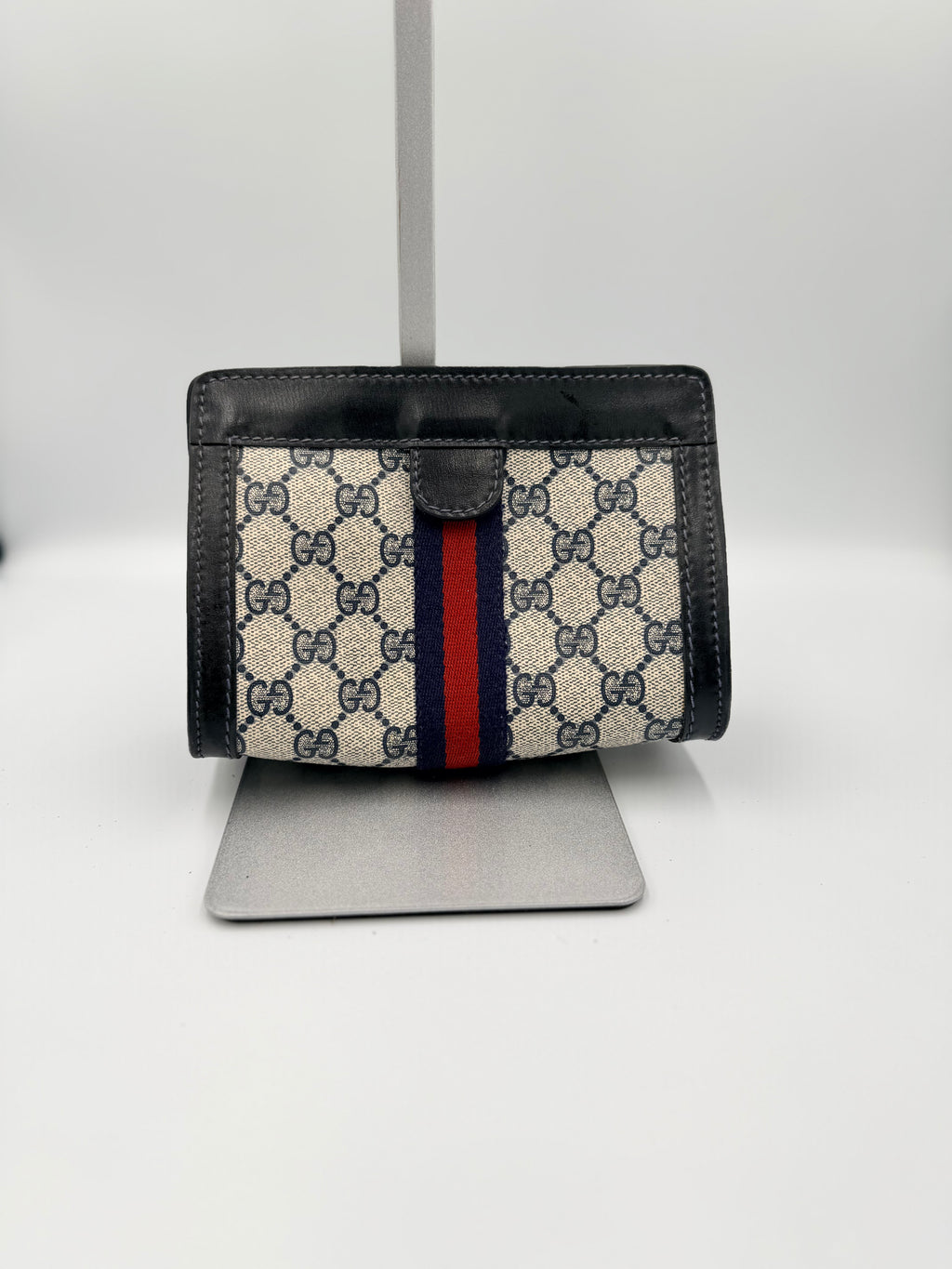 Gucci GG Supreme Web Clutch