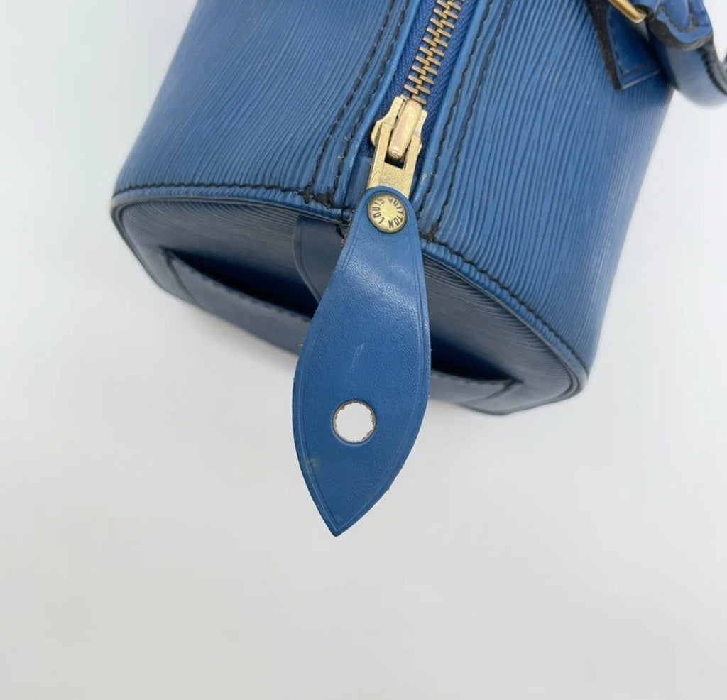 Louis Vuitton Speedy 25 Epi Toledo Blue