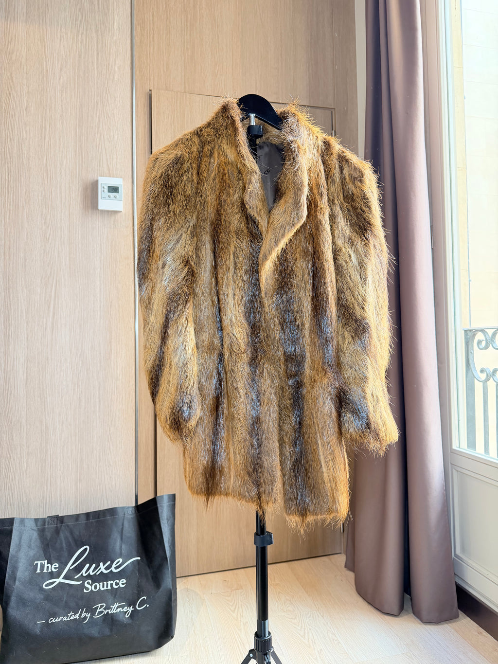 Vintage Nutria Fur Coat – Large - 050