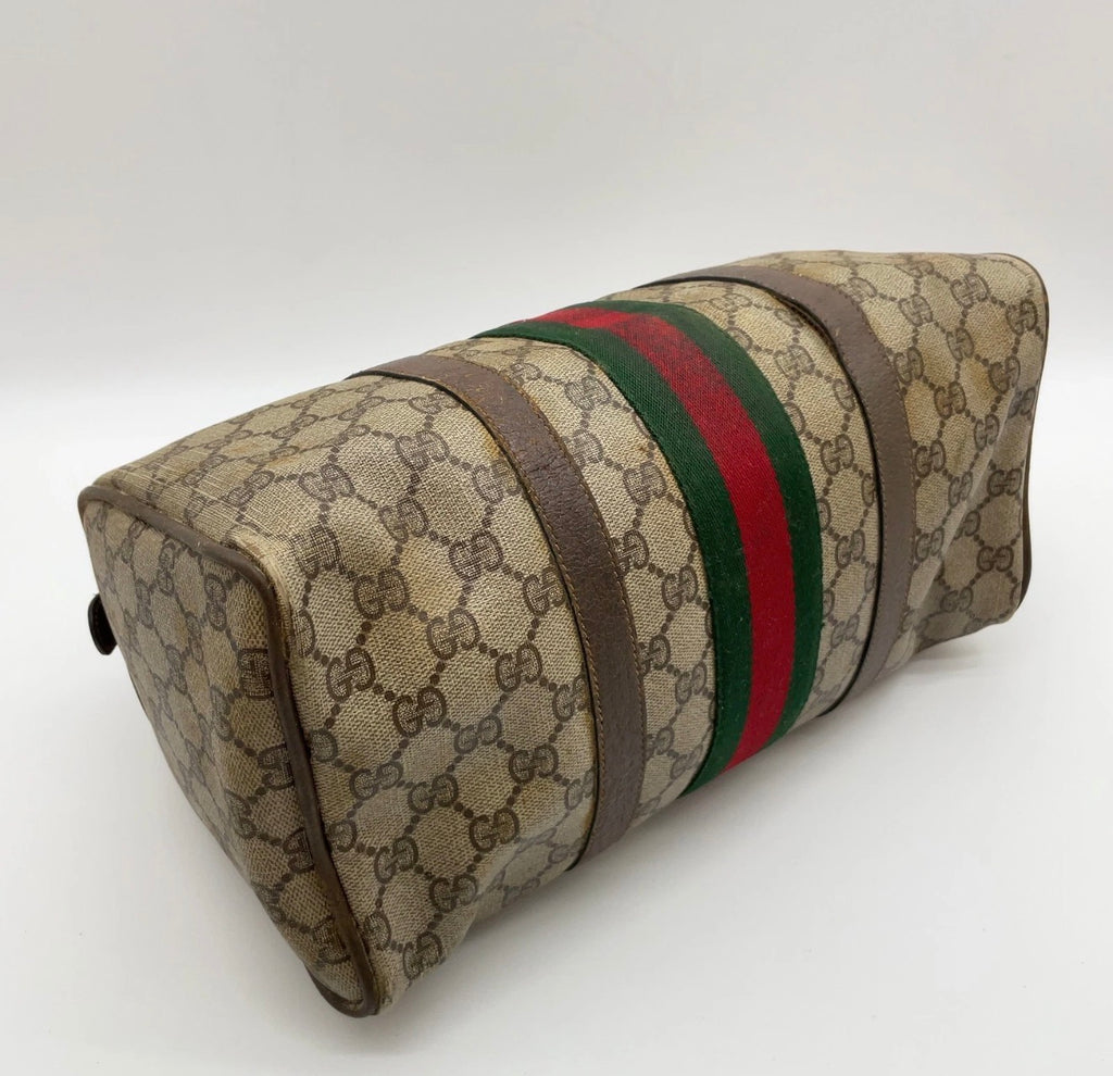 Gucci Web Boston Bag