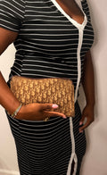 Christian Dior Trotter Monogram Clutch
