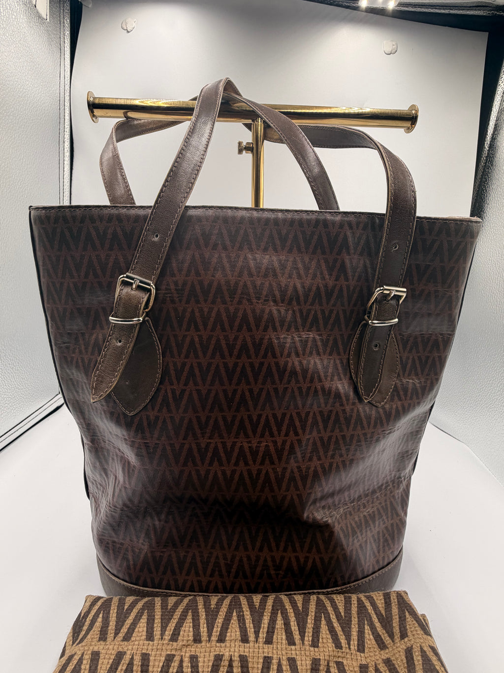 Valentino Garavani Monogram Bucket Tote with Matching Pouch & Dustbag