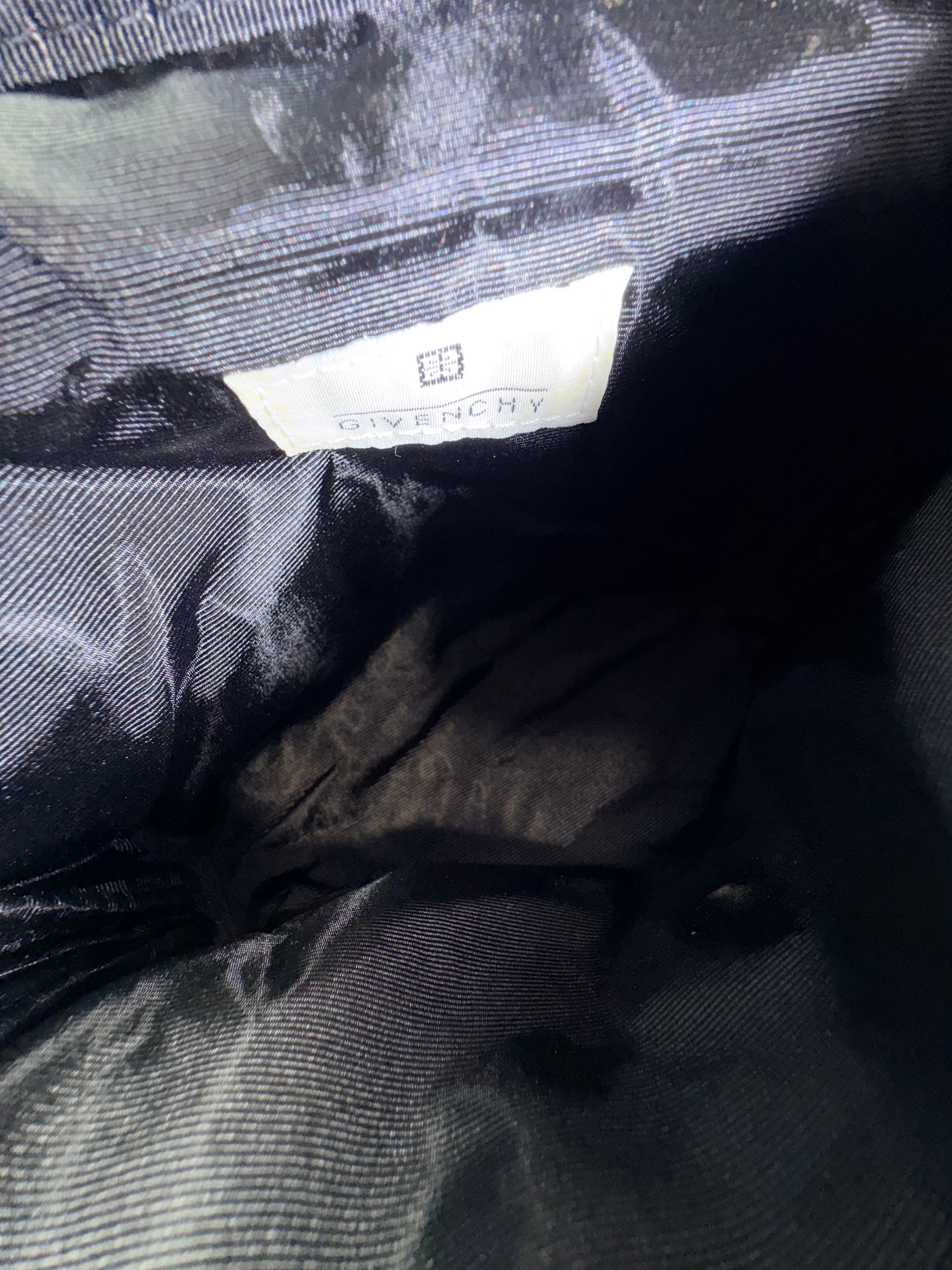 Givenchy Printed Pouch Clutch – Black & Grey (Never Used)
