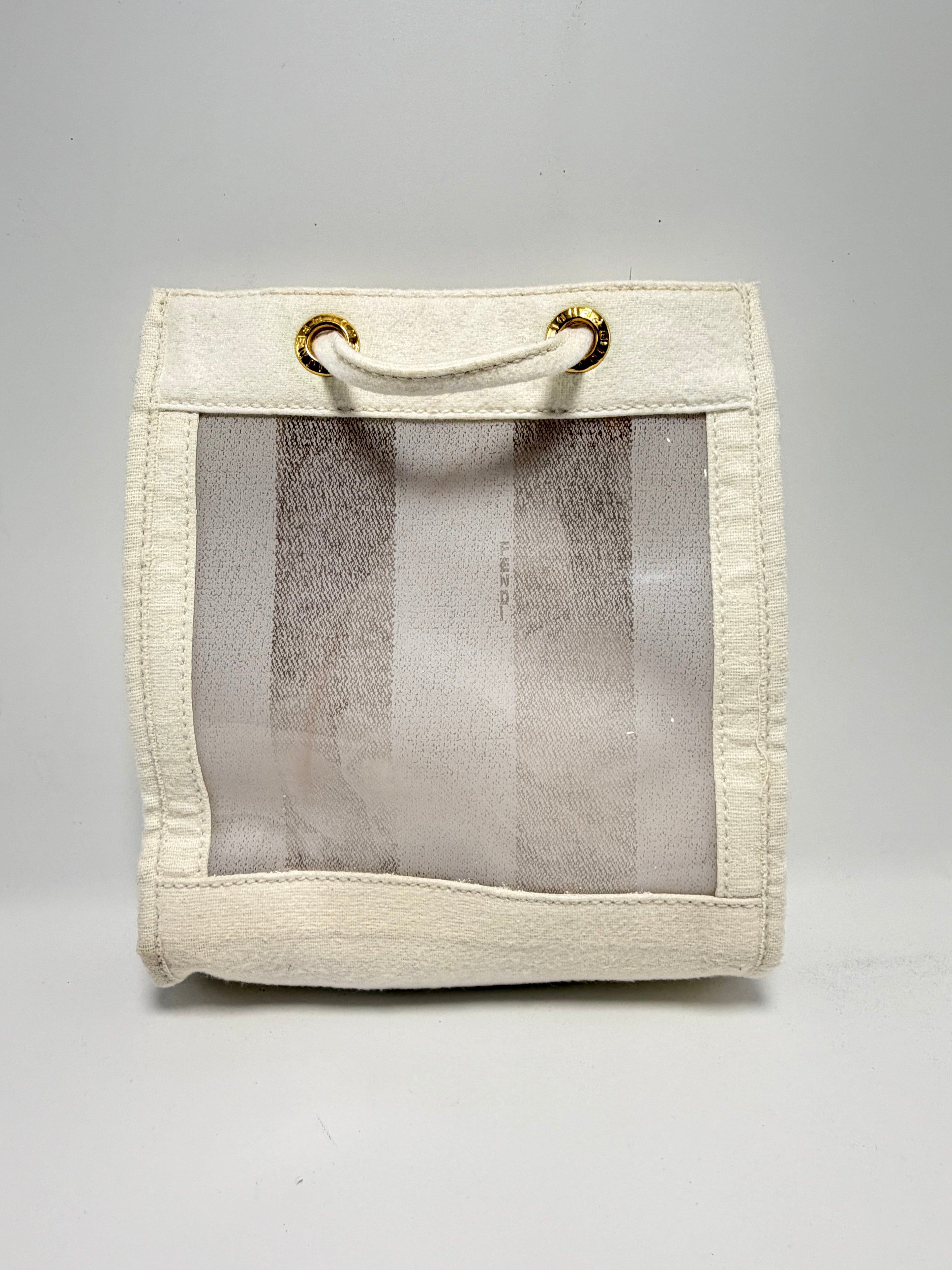 Fendi Vintage Mini Tote – White
