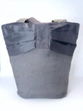 Yves Saint Laurent (YSL) Black Canvas Bow Tote
