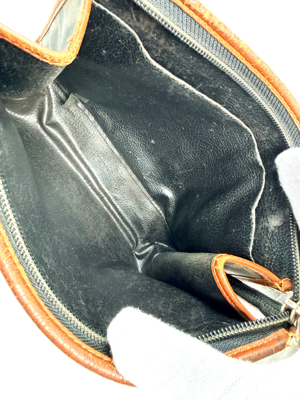 FENDI Zucca Canvas Clutch