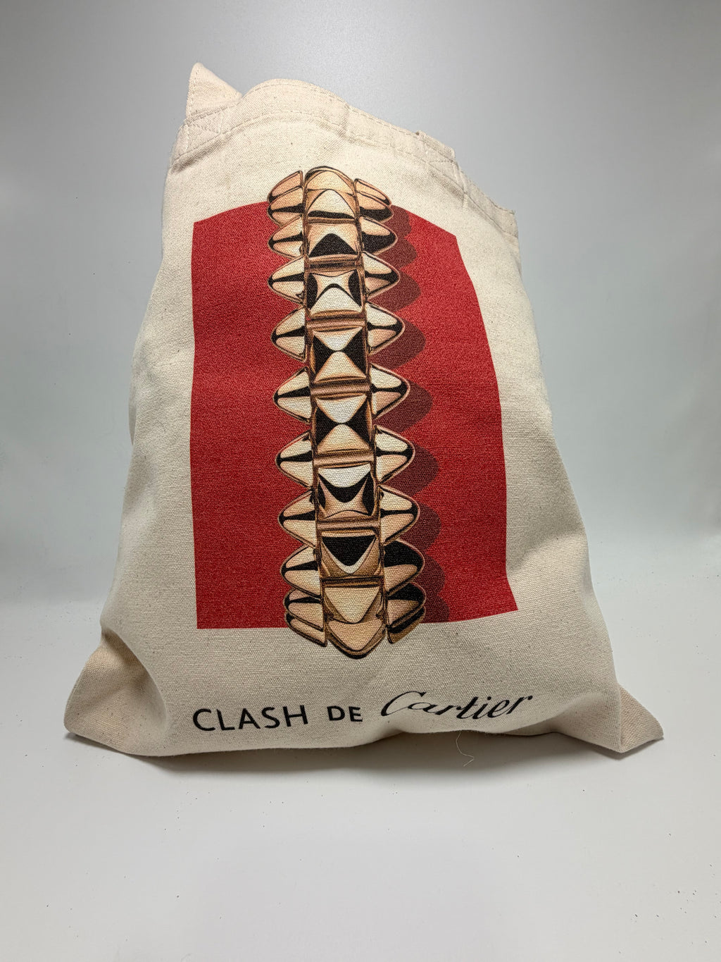 CARTIER “Clash de Cartier” Canvas Tote
