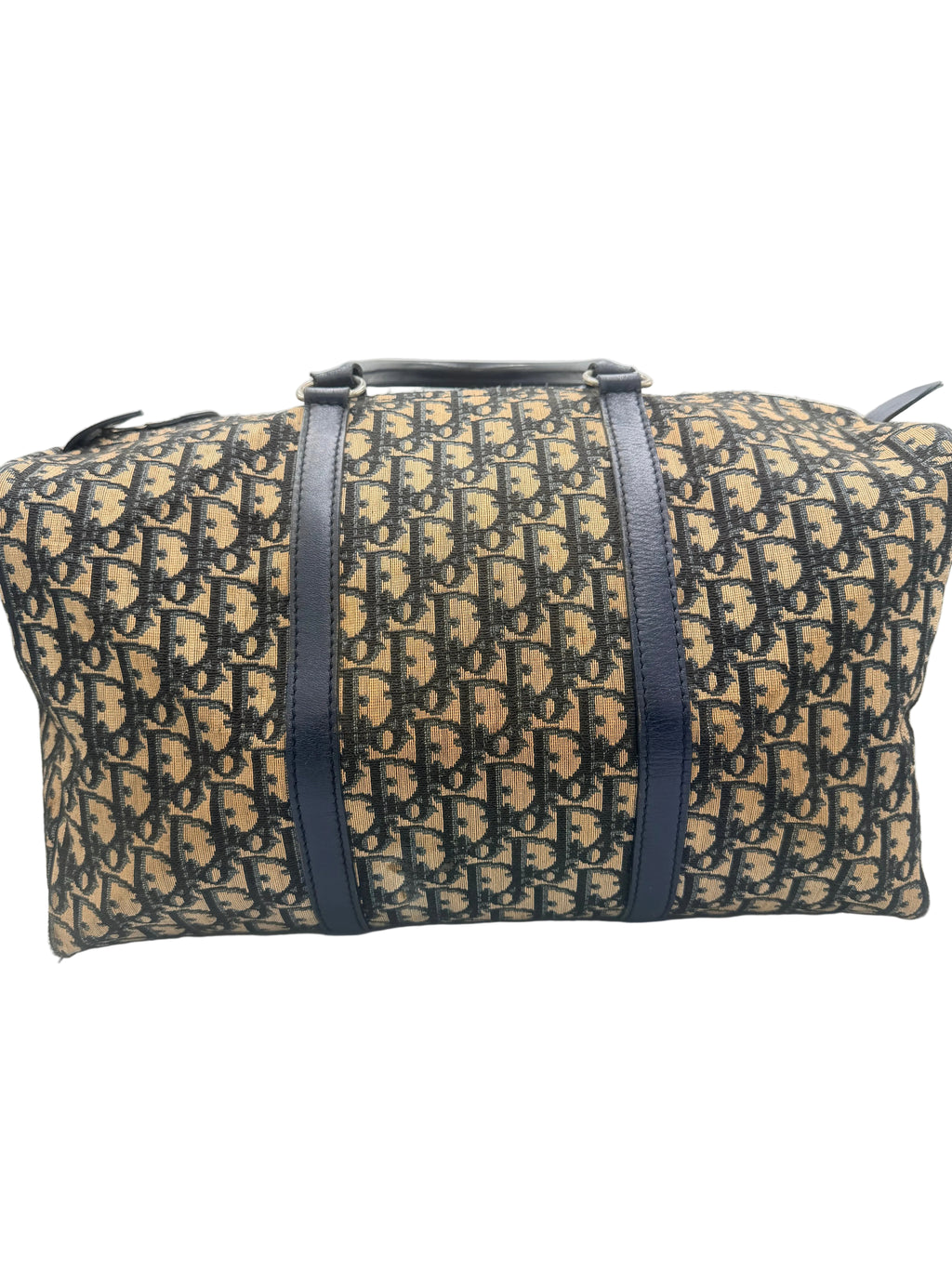 Christian Dior Trotter Monogram Boston Bag – Navy